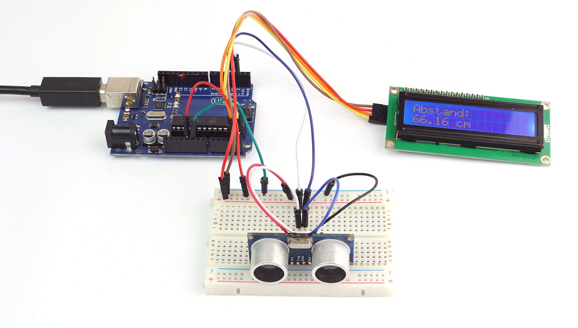 Arduino Entfernungsmessung mit Ultraschallsensor (HC-SR04): So geht’s