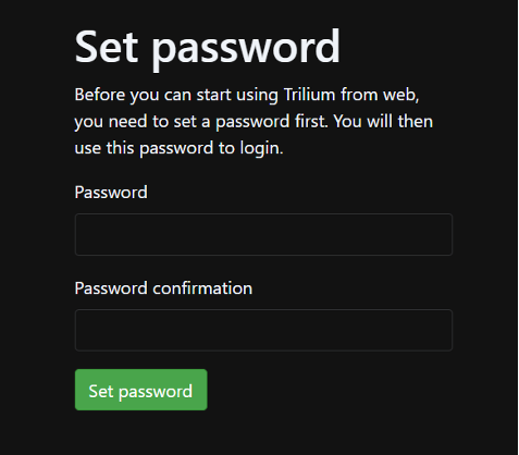 Set Up Passwort so erstellst du ein Passwort 

