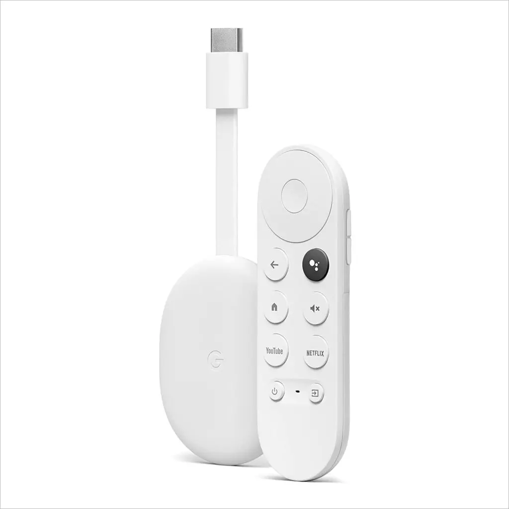 Neuer Chromecast mit Google TV, inklusive Fernbedienung

